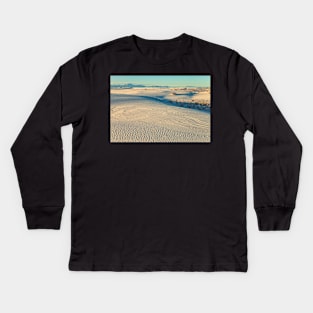 White Sand Dunes Kids Long Sleeve T-Shirt